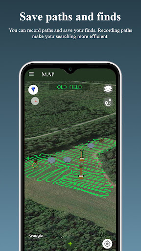 Android application Findmap - Metal detecting screenshort