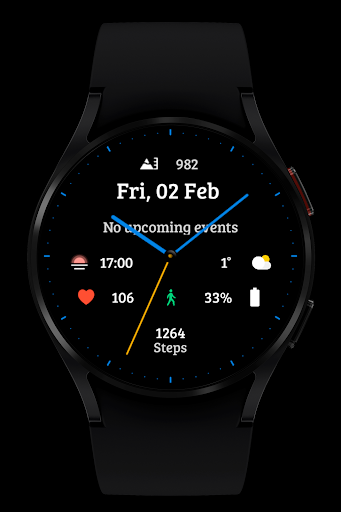 WR 011 Analog Watch Face screenshot 4