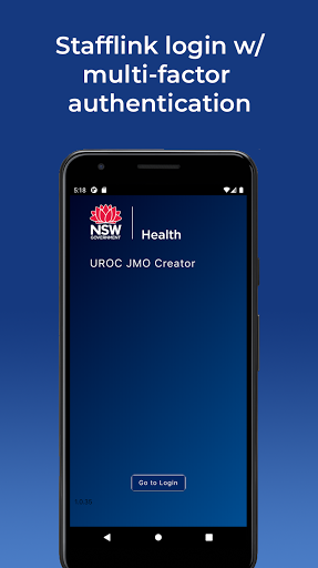 Android application NSW Health UROC screenshort