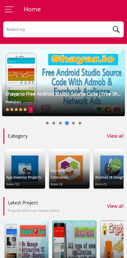 Android application MakeEasy Android Source Code screenshort