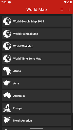 World Offline Map Screen 3