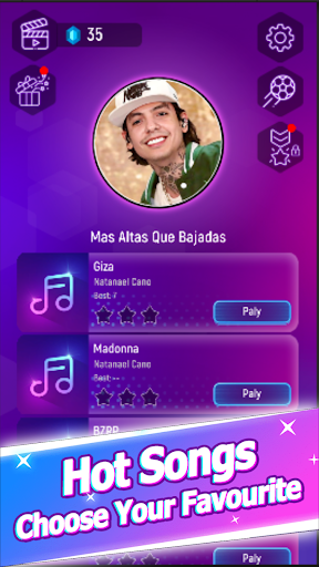 Natanael cano Tiles Music Hop screenshot 12