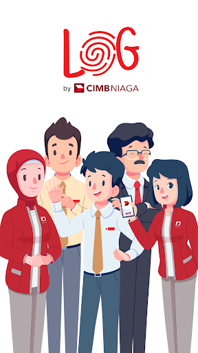 Android application CIMB Niaga LoG screenshort