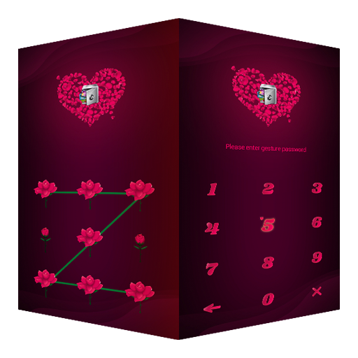 AppLock Theme Rose logo