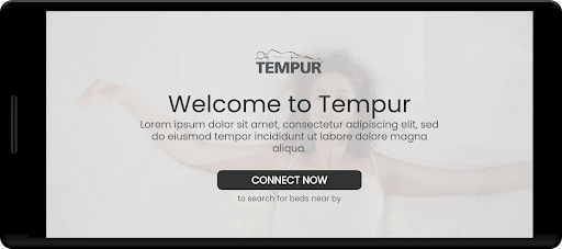 TEMPUR Ergo Pro Smart Demo Screen 2