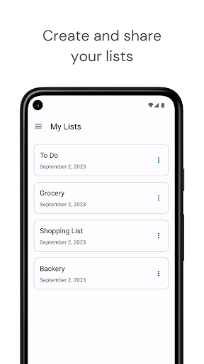 Android application Daily - To Do and Grocery List screenshort