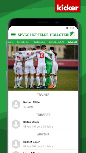 Android application SpVgg Hopfelde-Hollstein screenshort