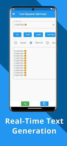 Text Repeater: Repeat Text 10K Screen 3