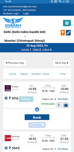 Sivaram Tours And Travels Screen 2