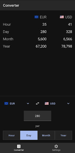 Salary Converter Screen 3