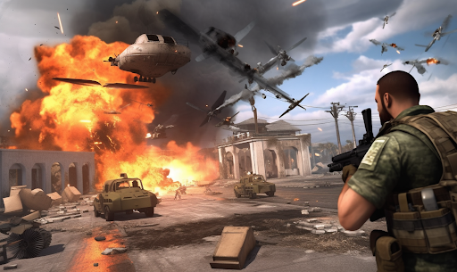 Commando Gun War Shooting Game Screenshot 3 - AppWisp.com