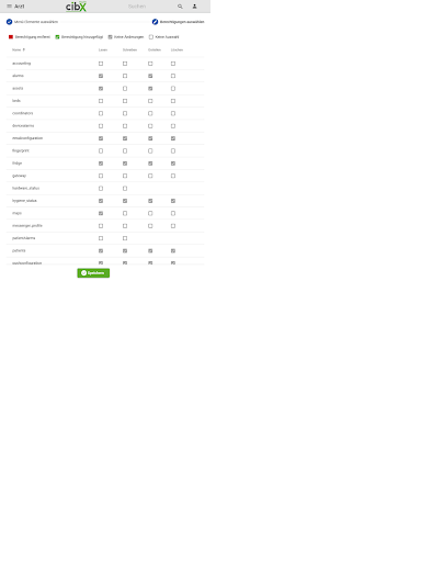 Android application cibX screenshort