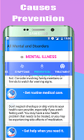 screenshot of Mental Disorders and Treatment
