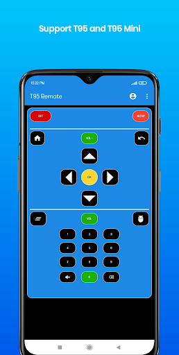 Android application remote for t95 tv box screenshort