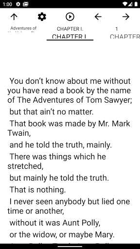 Book, Adventures of Huckleberr Screen 2