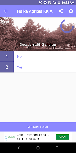 QuizKluster Screen 2