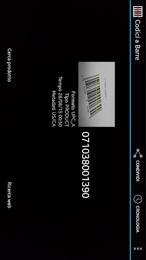 Codici EAN Screen 2