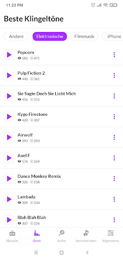 Zigtone™ Ringtones Screen 3