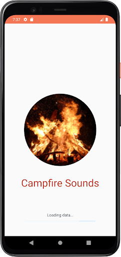 Android application Campfire Sounds screenshort