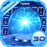 Tech Lightning Ball 3D Theme&Emoji Keyboard icon