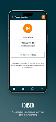 Android application My Conseq screenshort