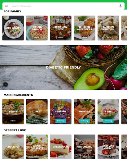 Screenshot of Portuguese Recipes