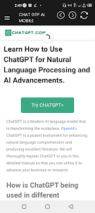 Chat GTP AI
