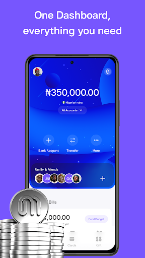Android application MonieBee screenshort