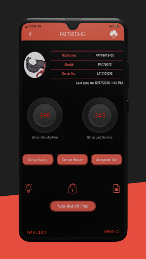 BURNDY T3 Screen 3