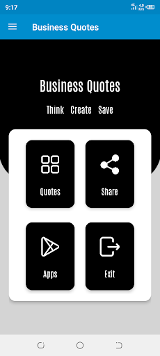 Android application Business Quotes App screenshort