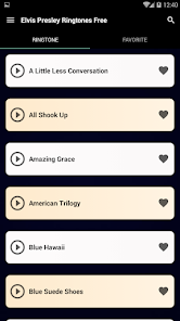Captura de Pantalla 7 Ringtones Elvis Presley android
