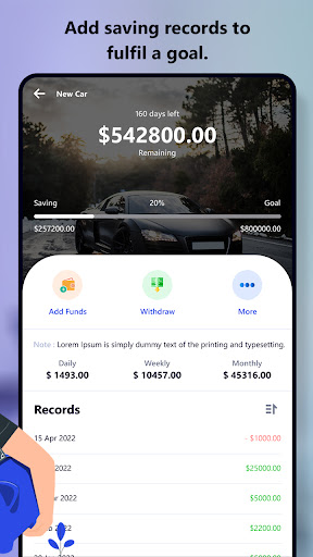Savings Goal: Piggy Bank Screenshot