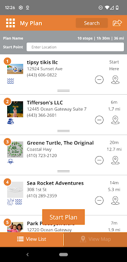Screenshot of Experience OC