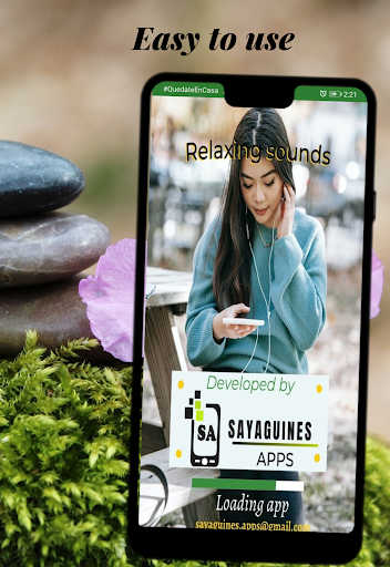 Android application Relaxing sounds screenshort
