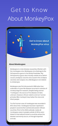 MonkeyPox Tracker Screen 3