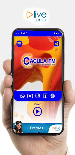 Android application Caçula Fm 87,9 screenshort