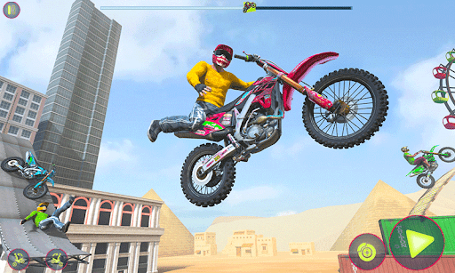 Crazy Bike Racing Stunt Game Screen 2