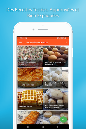 Android application Recettes Faciles et Rapides screenshort