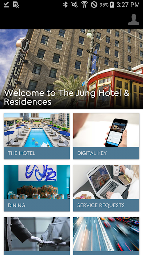Android application The Jung Hotel screenshort
