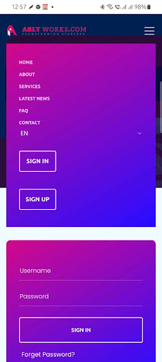 Android application ABLYBank screenshort