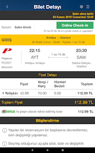 Ucuzabilet - Flight Tickets Varies with device APK screenshots 23