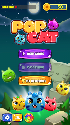 Android application Cute Cat Pop screenshort