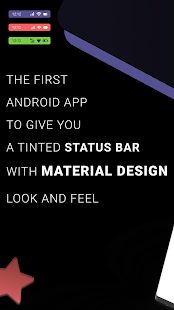Material Status Bar Screenshot