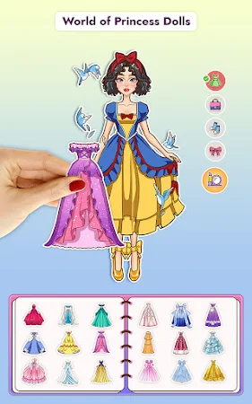 Game screenshot Картонаж кукла: одежда кукол hack