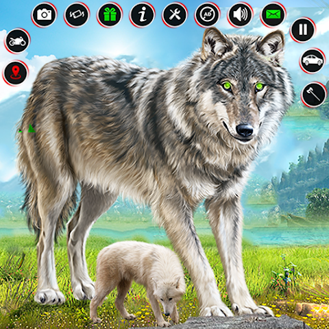 ウルフゲーム 動物シミュレーター 3dのおすすめ画像1