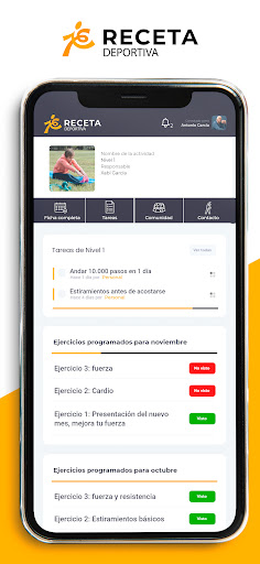 Receta Deportivo Social Screen 3