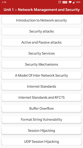 Android application Network Management & Security screenshort