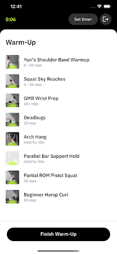 8x3: bodyweight fitness Screen 2