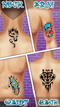 #4. Tattoo Maker - DIY Tattoo Art (Android) By: Satisfying Games 3D Toys