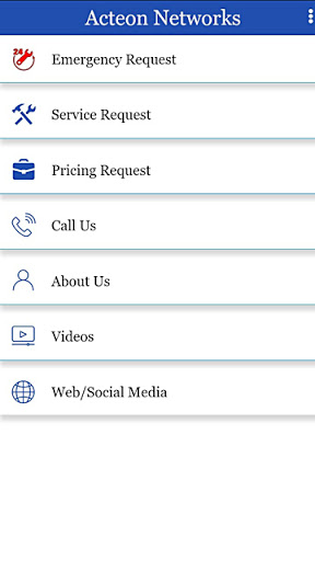 Android application Acteon Networks screenshort